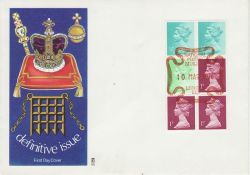 1976-03-10 Definitive Booklet Stamps NPM London FDC (79663)