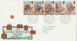 1989-10-17 Lord Mayor Show Stamps Bureau FDC (79703)