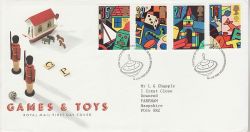 1989-05-16 Games and Toys Stamps Bureau FDC (79716)