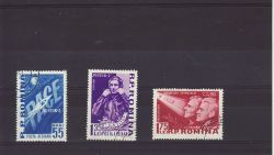 1961 Romania Soviet Space Mission Stamps Used (79764)