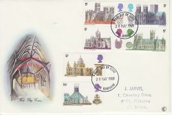 1969-05-28 British Cathedrals Stamps Rhyl FDC (79805)