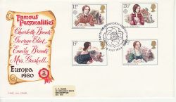 1980-07-09 Authoresses Stamps Haworth FDC (79851)