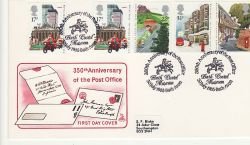 1985-07-30 Royal Mail 350th Bath Postal Museum FDC (79864)