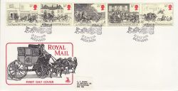 1984-07-31 Mailcoach Stamps Bath FDC (79882)