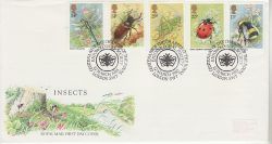 1985-03-12 Insects Stamps London SW7 FDC (79890)