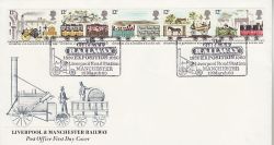 1980-03-12 Railway Stamps Manchester FDC (79892)