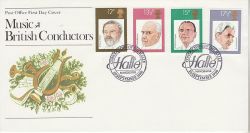 1980-09-10 Conductors Stamps Halle Manchester FDC (79898)