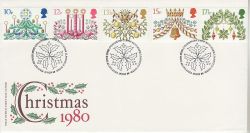 1980-11-19 Christmas Stamps Bethlehem FDC (79900)