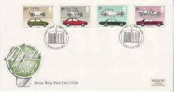 1982-10-13 Motor Cars Stamps Crewe FDC (79937)