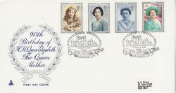 1990-08-02 Queen Mother 90th Glamis Castle FDC (79942)