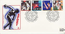 1991-06-11 Sport Stamps Sheffield FDC (79946)