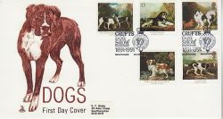 1991-01-08 Dogs Stamps Crufts Birmingham FDC (79951)