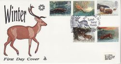1992-01-14 Wintertime Stamps New Forest FDC (79953)