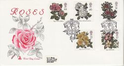 1991-07-16 Roses Stamps Rose Truro FDC (79955)