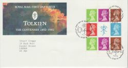 1992-10-27 Tolkien Bklt Stamps Oxford FDC (79965)