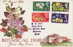1964-08-05 Botanical Congress Stamps Bournemouth FDC (79996)