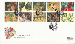 1995-03-21 Greetings Stamps Gretna Green FDC (80034)