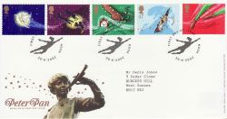 2002-08-20 Peter Pan Stamps Hook FDC (80057)