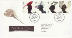 2001-06-19 Fabulous Hats Stamps Ascot FDC (80069)