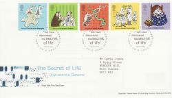 2003-02-25 Secret of Life Stamps Cambridge FDC (80079)