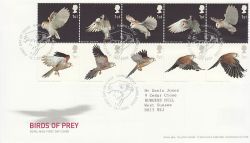 2003-01-14 Birds of Prey Stamps Hawkshead FDC (80080)