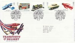2003-09-18 Transports of Delight Stamps Toye FDC (80085)