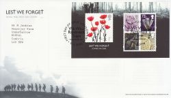 2006-11-09 Lest We Forget M/S London SW1 FDC (80212)