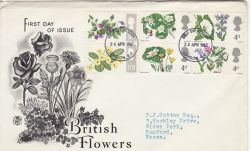 1967-04-24 Wild Flowers Phos London FDC (80258)