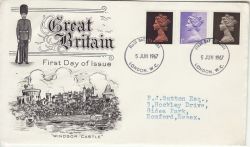1967-06-05 Definitive Stamps London FDC (80268)