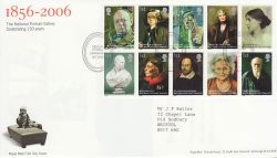 2006-07-18 National Portrait Gallery London FDC (80284)