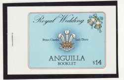 Anguilla 1981 Royal Wedding $14 Booklet (80360)