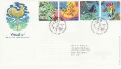 2001-03-13 Weather Stamps Bureau FDC (80388)