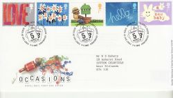 2002-03-05 Occasions Greetings Stamps T/House FDC (80415)