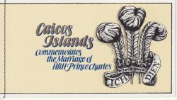 Caicos Islands 1981 Royal Wedding Stamps S/A Booklet (80424)