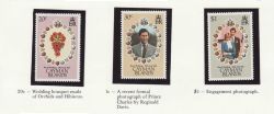 Cayman Islands 1981 Royal Wedding Stamps MNH (80443)