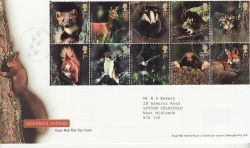 2004-09-16 Woodland Animals Stamps T/House FDC (80478)