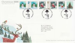 2006-11-07 Christmas Stamps T/House FDC (80551)