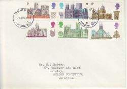 1969-05-28 British Cathedrals Stamps London FDC (80615)