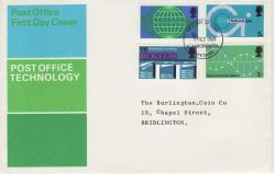 1969-10-01 Post Office Technology Stamps Scarborough FDC (80623)