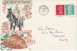 1969-01-06 Definitive Stamps Salisbury FDC (80655)