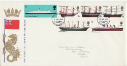 1969-01-15 British Ships Stamps Bureau FDC (80659)