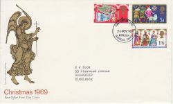 1969-11-26 Christmas Stamps Bethlehem FDC (80672)
