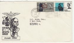 1965-09-01 Lister Centenary Stamps London FDC (80680)