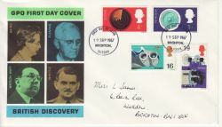 1967-09-19 British Discoveries Stamps Brighton FDC (80691)