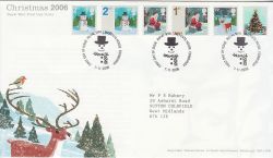 2006-11-07 Christmas Stamps T/House FDC (80710)