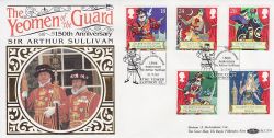 1992-07-21 Gilbert & Sullivan Stamps Tower London FDC (80735)