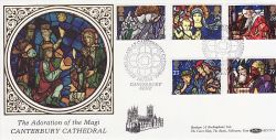 1992-11-10 Christmas Stamps Canterbury FDC (80741)