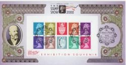 2000-05-22 J Matthews Stamp Show M/S London WC2 FDC (80834)