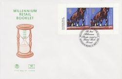 1999-09-21 Retail Booklet Stamps Windsor FDC (80854)