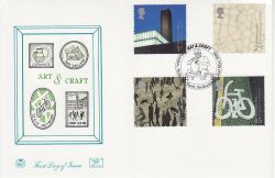 2000-05-02 Art and Craft Stamps Stoke FDC (80859)